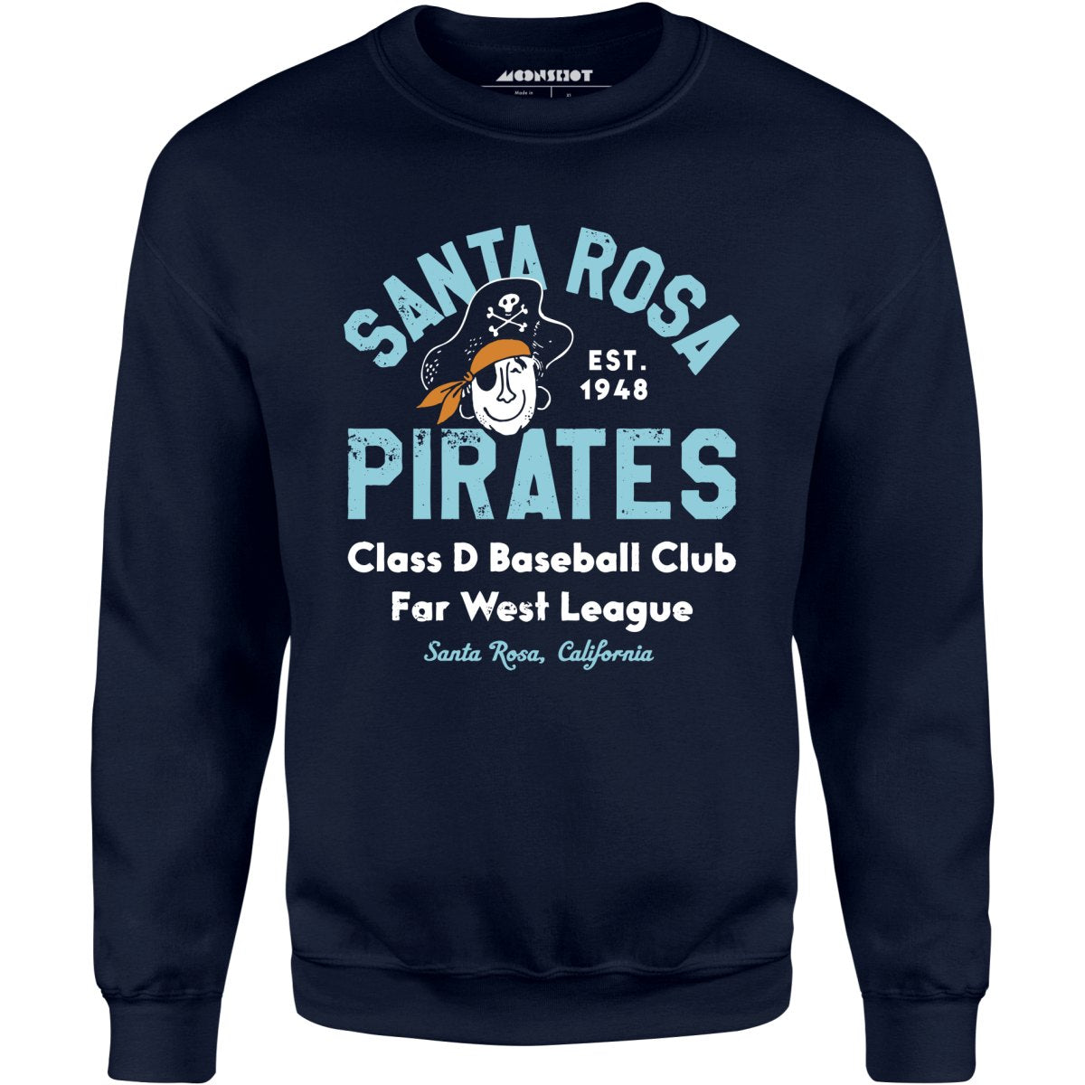 Santa Rosa Pirates - California - Vintage Defunct Baseball Teams - Unisex Sweatshirt