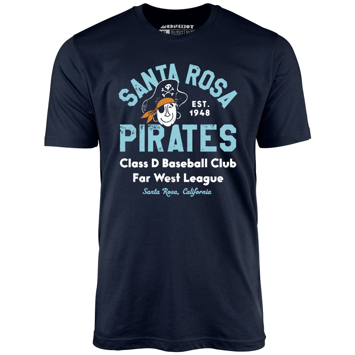 Santa Rosa Pirates - California - Vintage Defunct Baseball Teams - Unisex T-Shirt