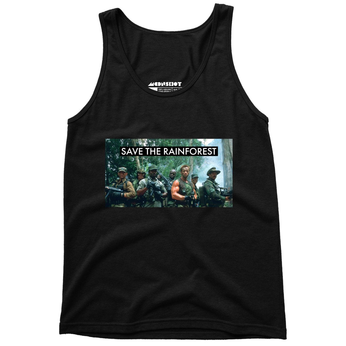 Save the Rainforest - Predator Parody - Unisex Tank Top