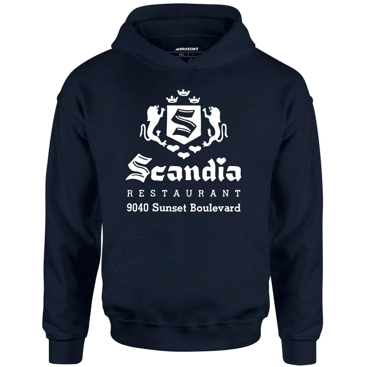 Scandia - West Hollywood, CA - Vintage Restaurant - Unisex Hoodie