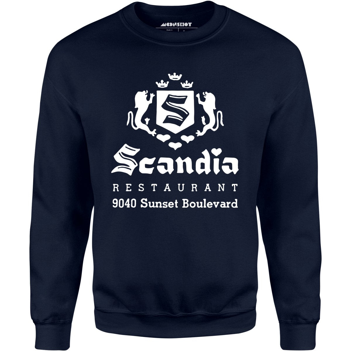 Scandia - West Hollywood, CA - Vintage Restaurant - Unisex Sweatshirt