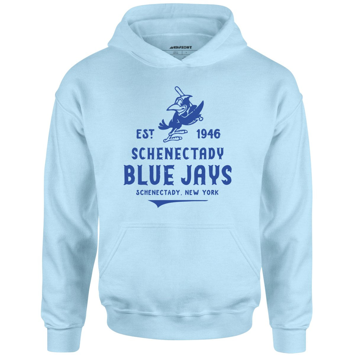 Schenectady Blue Jays - New York - Vintage Defunct Baseball Teams - Unisex Hoodie