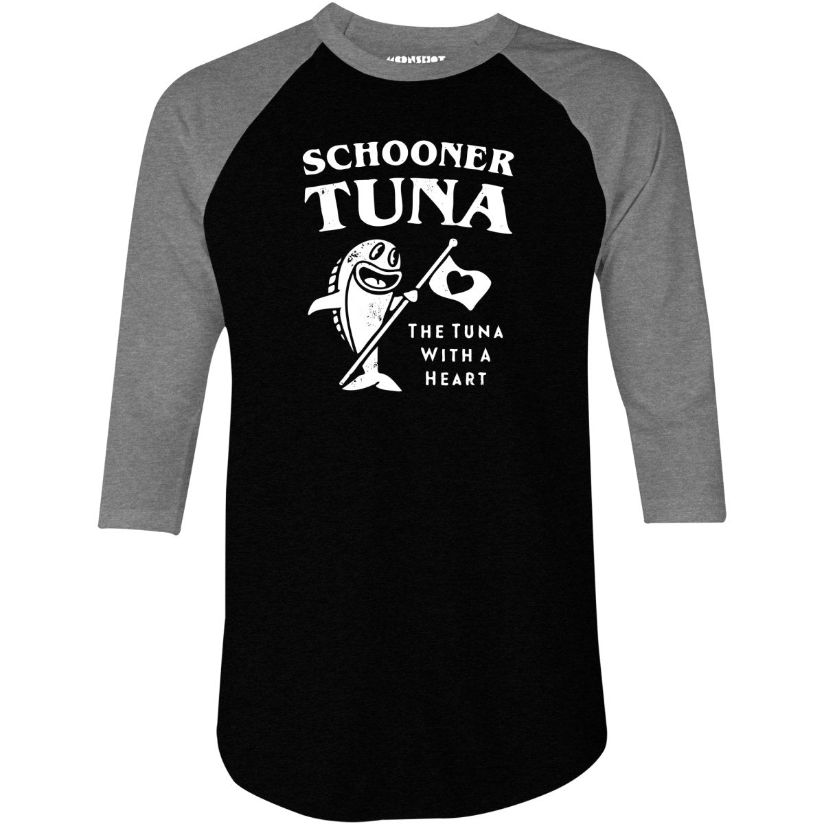 Schooner Tuna - 3/4 Sleeve Raglan T-Shirt