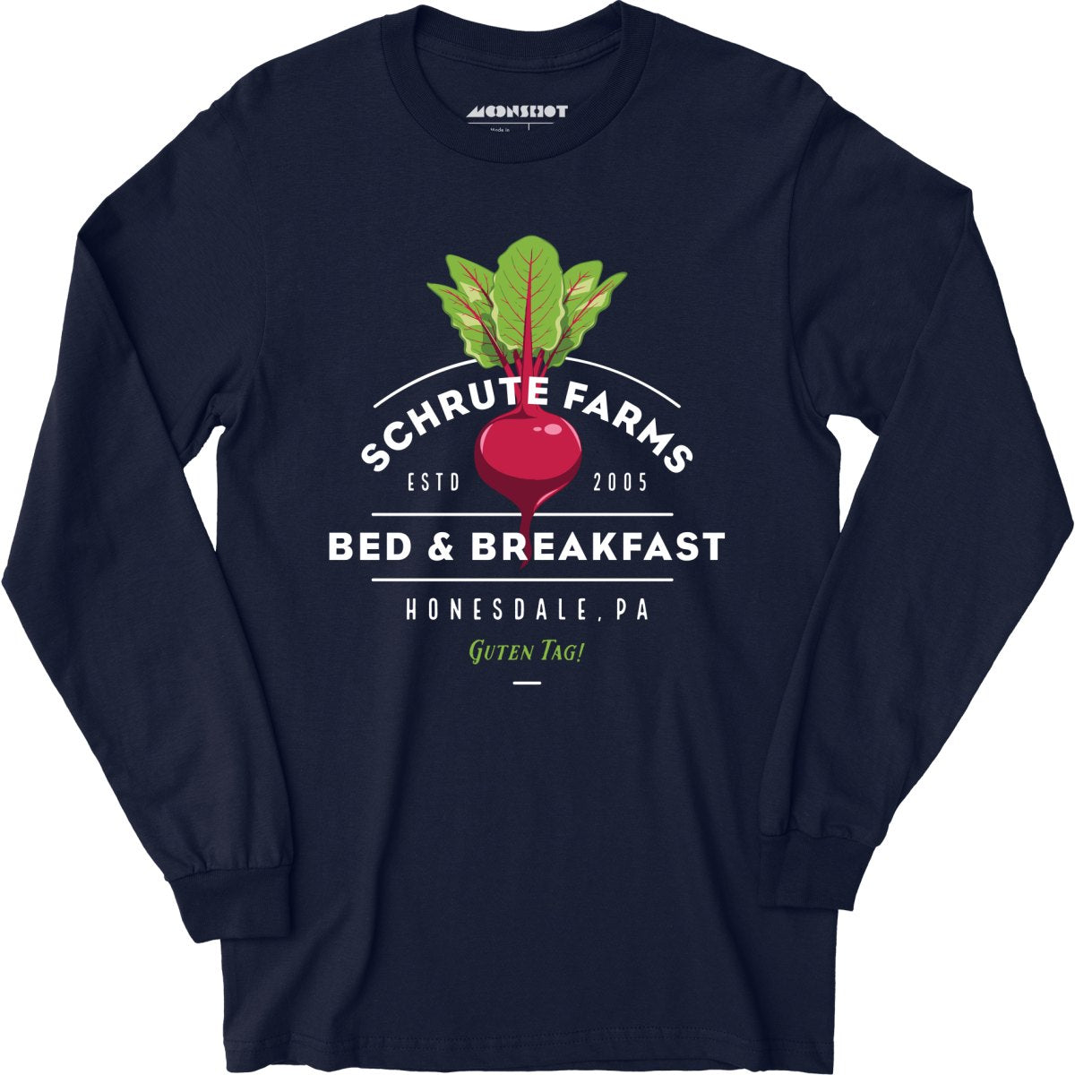Schrute Farms Bed Breakfast Long Sleeve T-Shirt