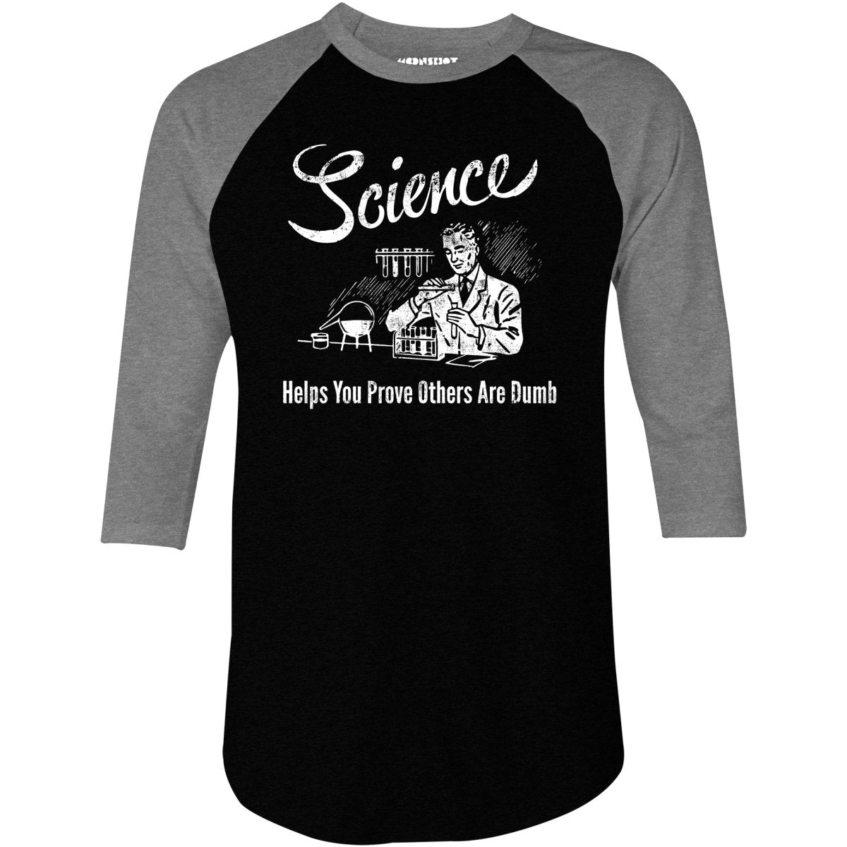 Science - 3/4 Sleeve Raglan T-Shirt