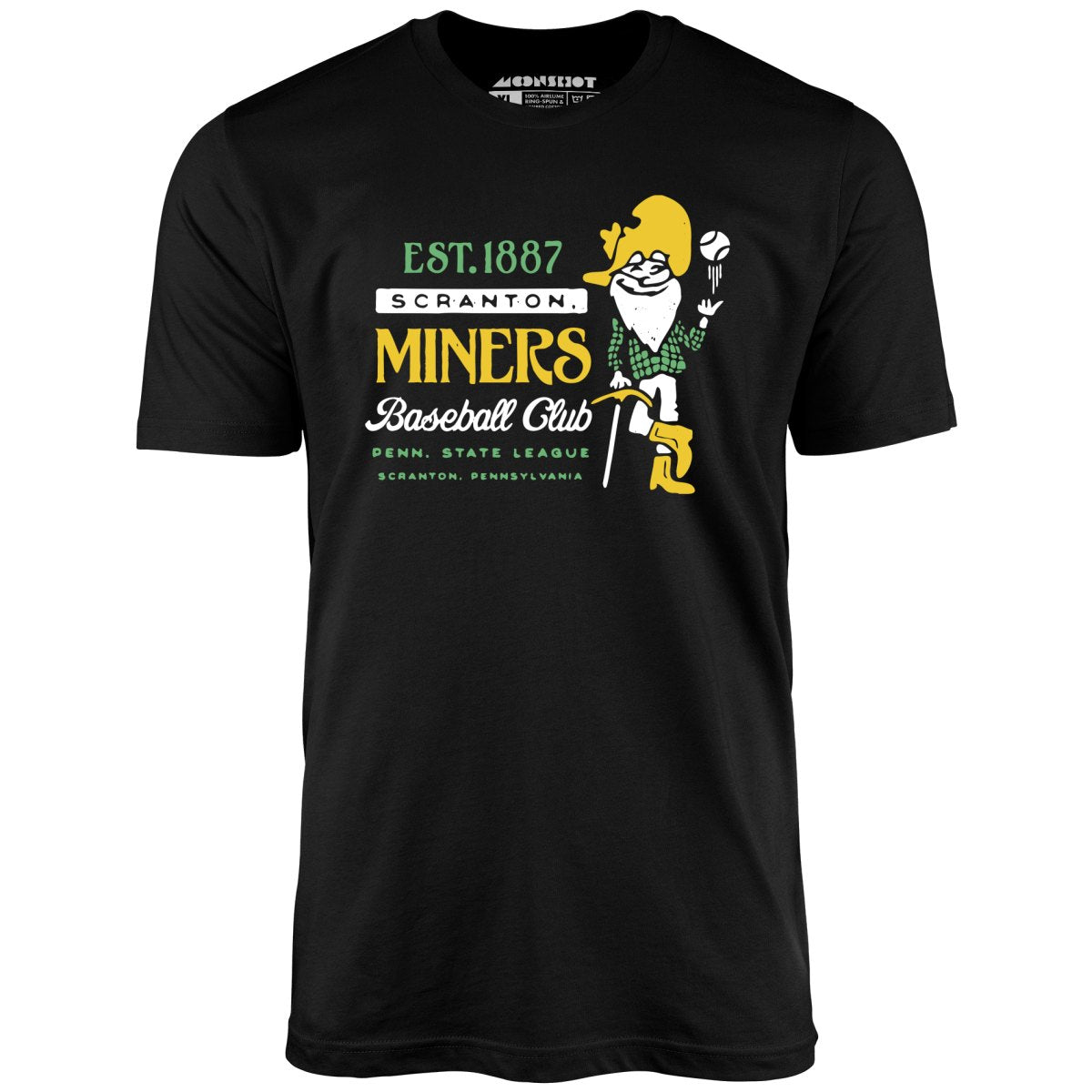 Scranton Miners - Pennsylvania - Vintage Defunct Baseball Teams - Unisex T-Shirt
