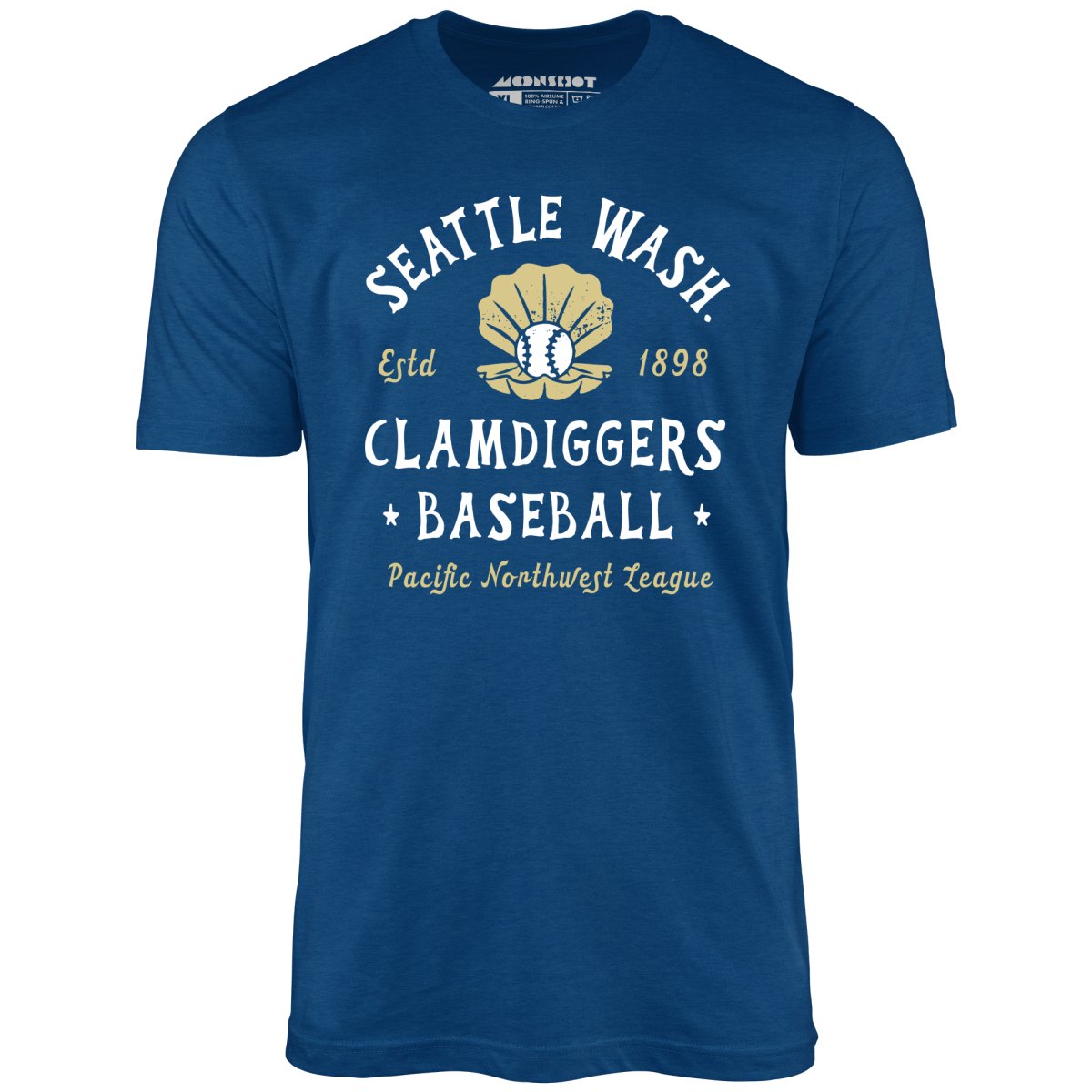 Seattle Clamdiggers - Washington - Vintage Defunct Baseball Teams - Unisex T-Shirt