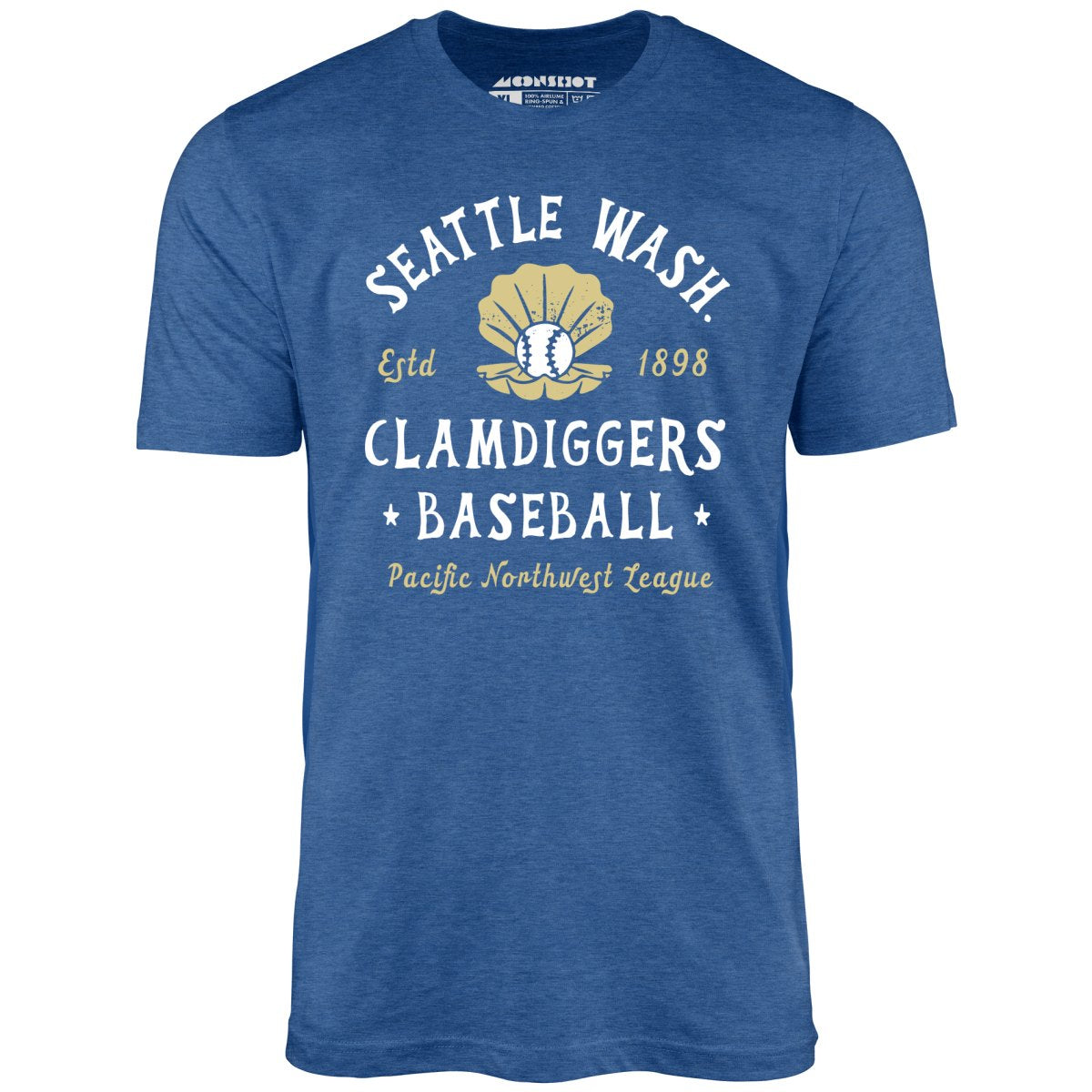 Seattle Clamdiggers - Washington - Vintage Defunct Baseball Teams - Unisex T-Shirt