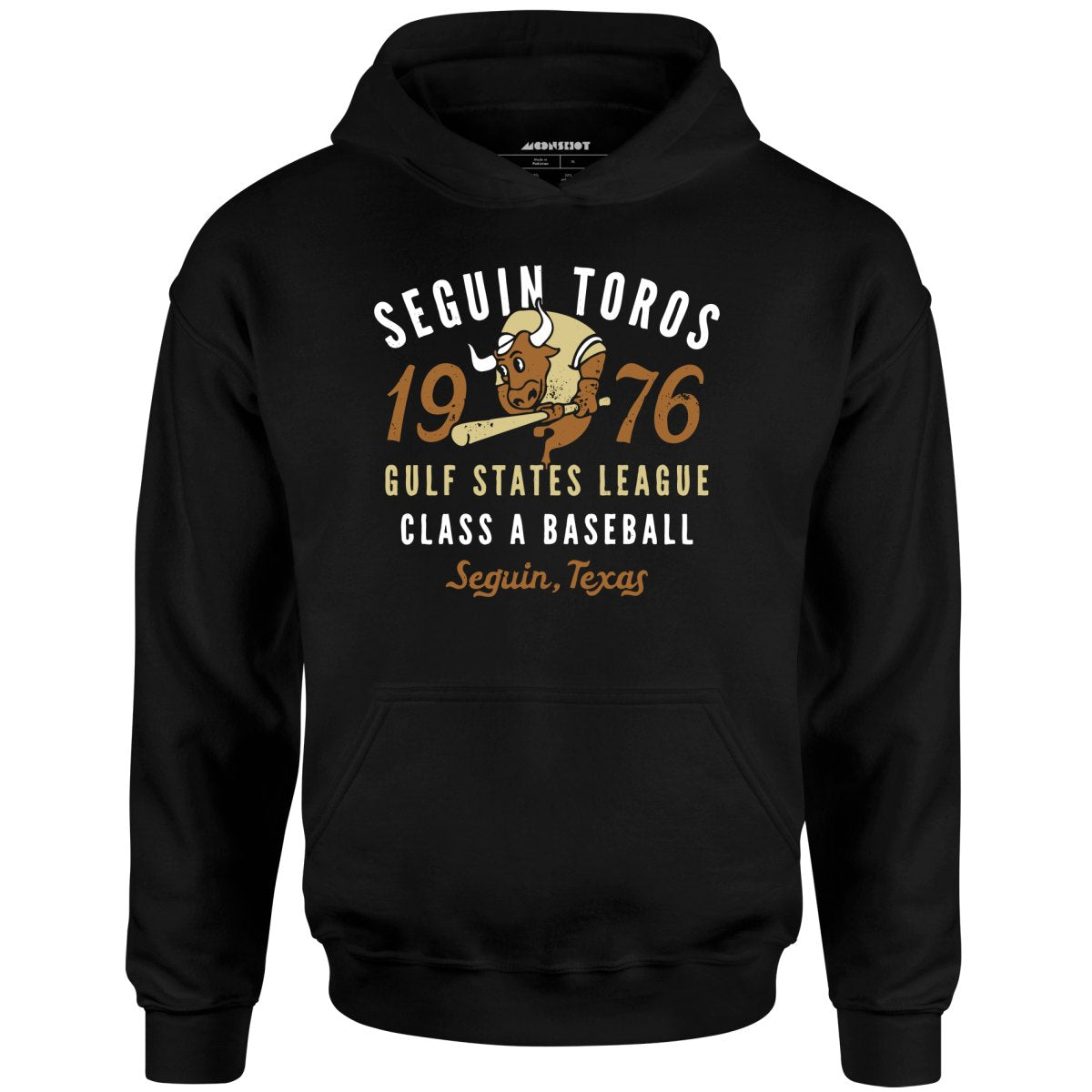 Seguin Toros - Texas - Vintage Defunct Baseball Teams - Unisex Hoodie