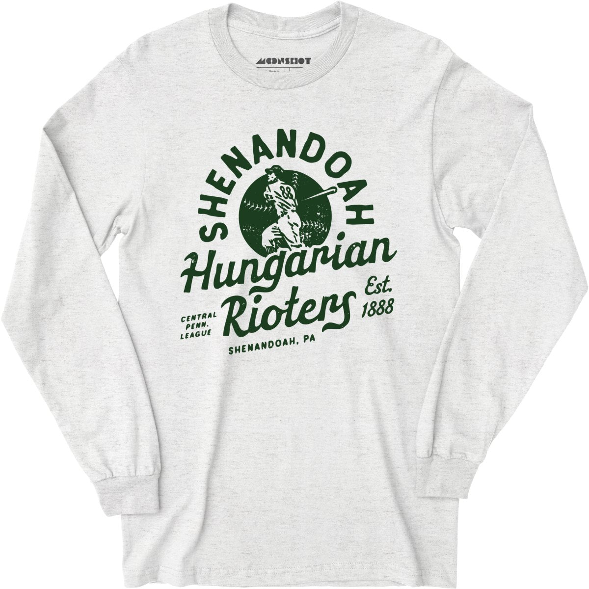 Shenandoah Hungarian Rioters - Pennsylvania - Vintage Defunct Baseball Teams - Long Sleeve T-Shirt