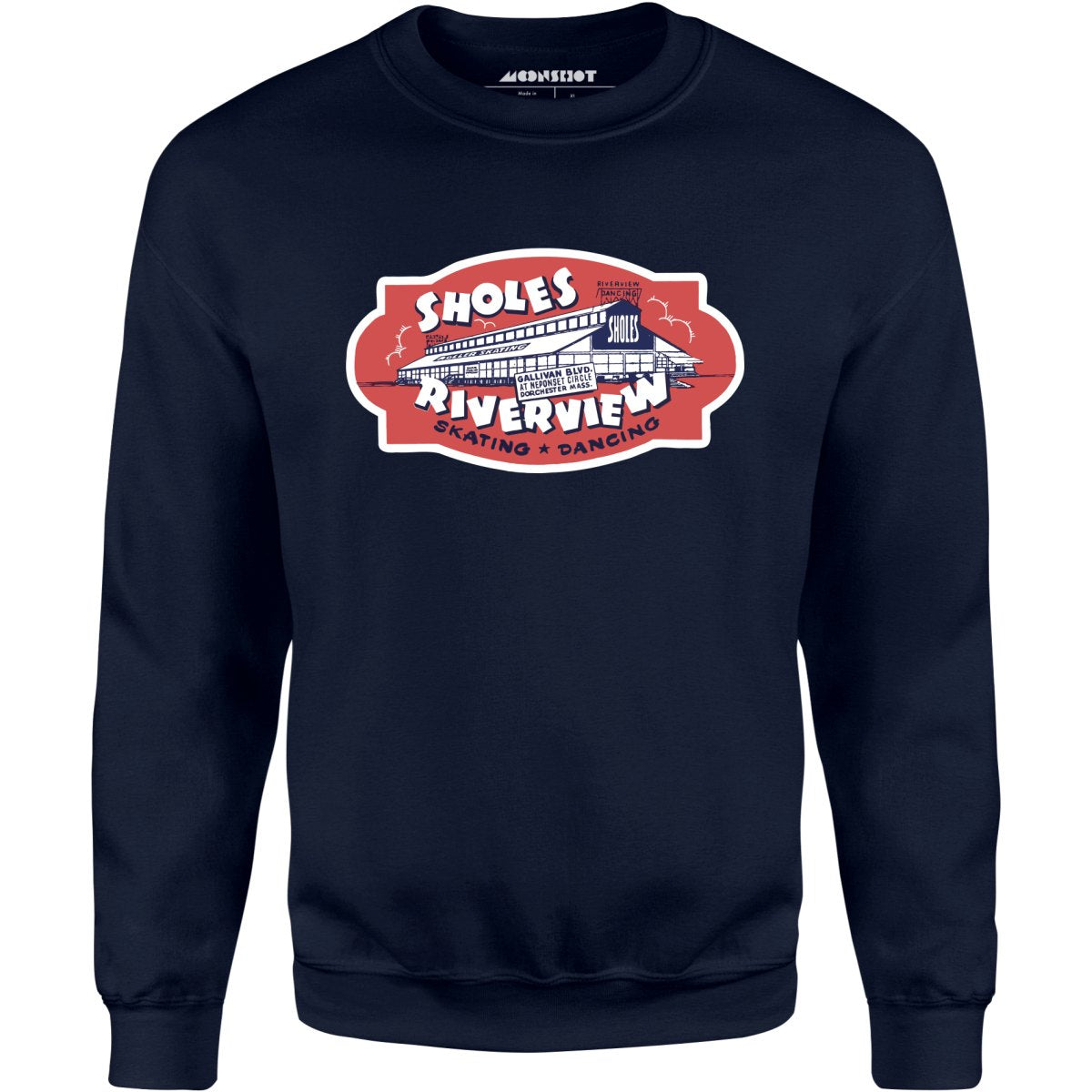 Sholes Riverview - Dorchester, MA - Vintage Roller Rink - Unisex Sweatshirt