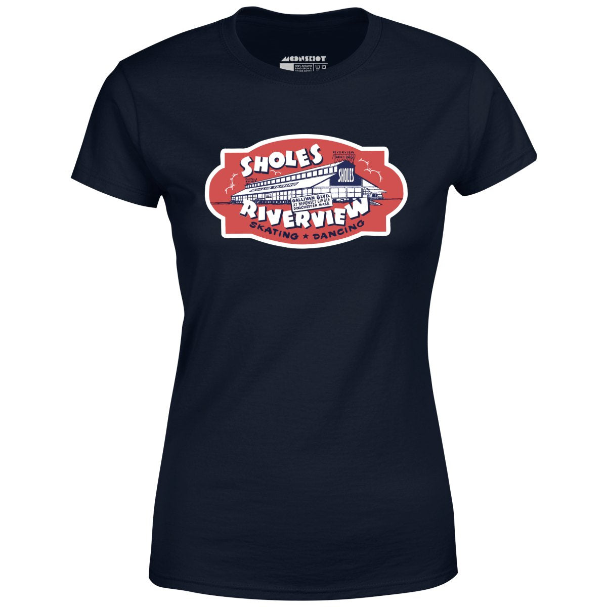 Sholes Riverview - Dorchester, MA - Vintage Roller Rink - Women's T-Shirt