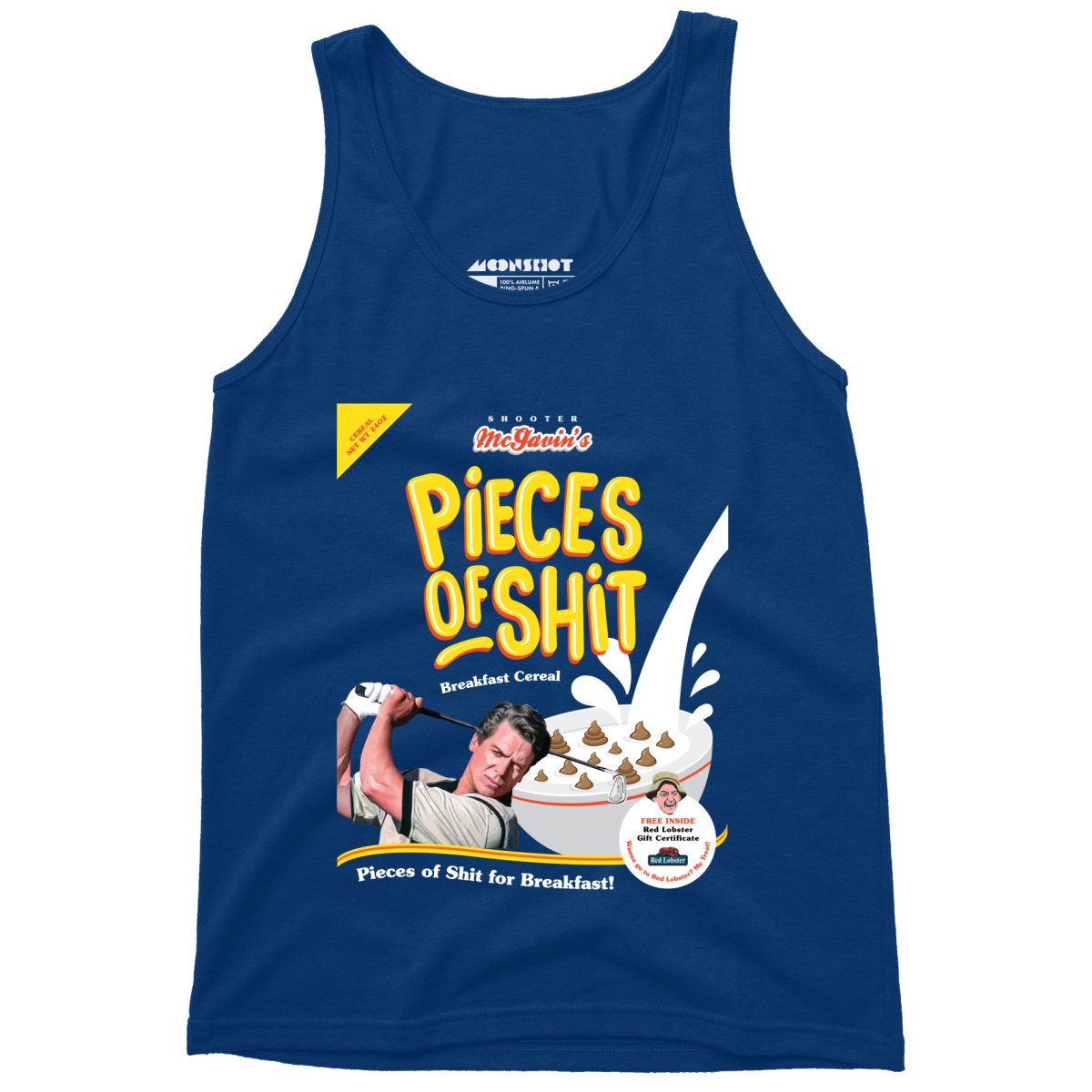 Shooter McGavin's Pieces of Shit Breakfast Cereal - Unisex Tank Top