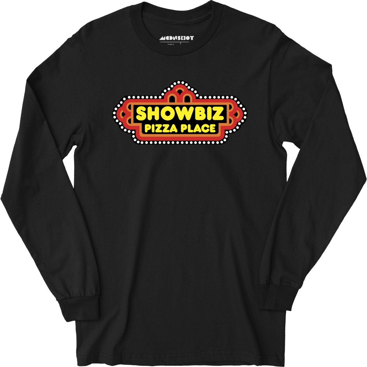 Showbiz Pizza Place - Vintage Restaurant - Long Sleeve T-Shirt