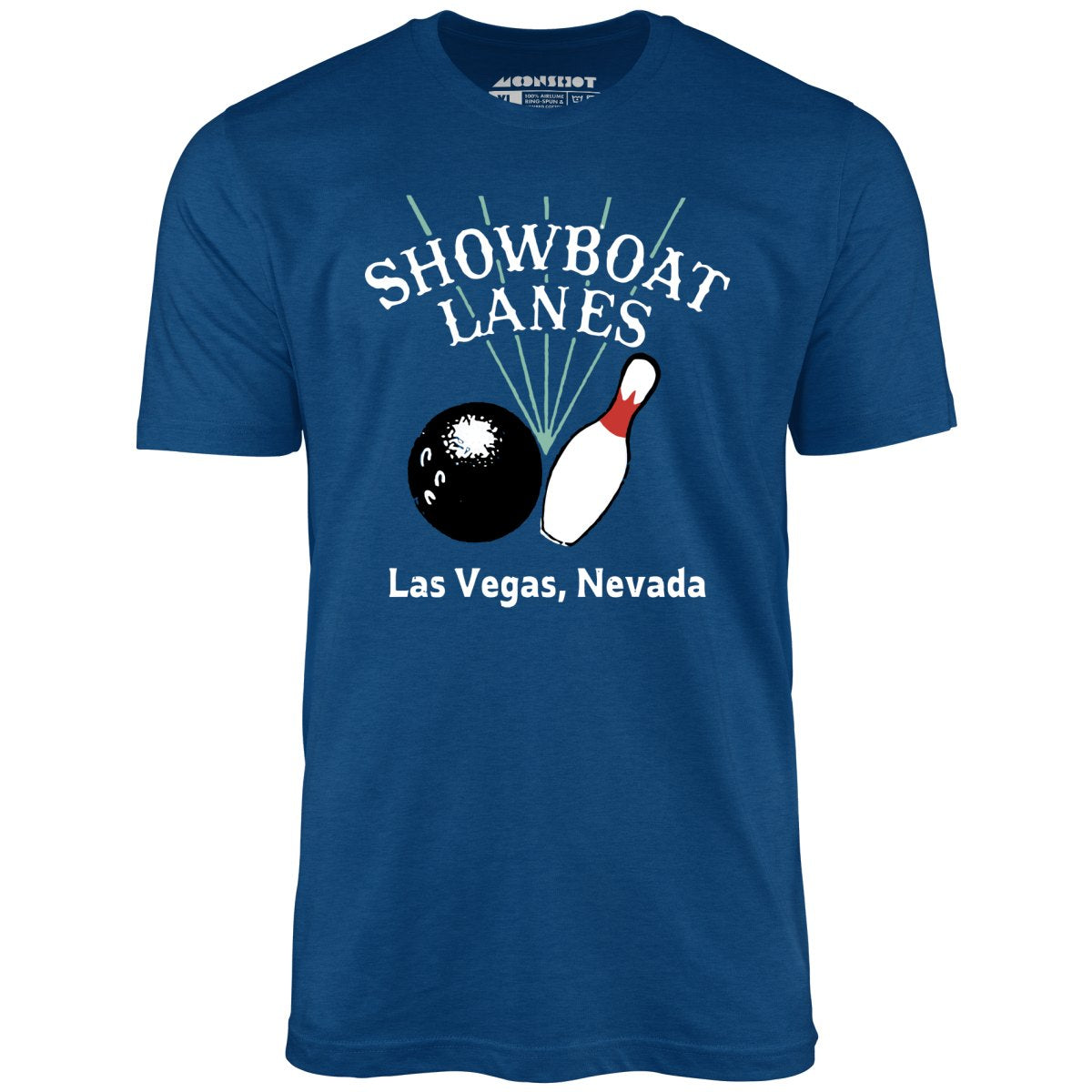Showboat Lanes - Las Vegas, NV - Vintage Bowling Alley - Unisex T-Shirt