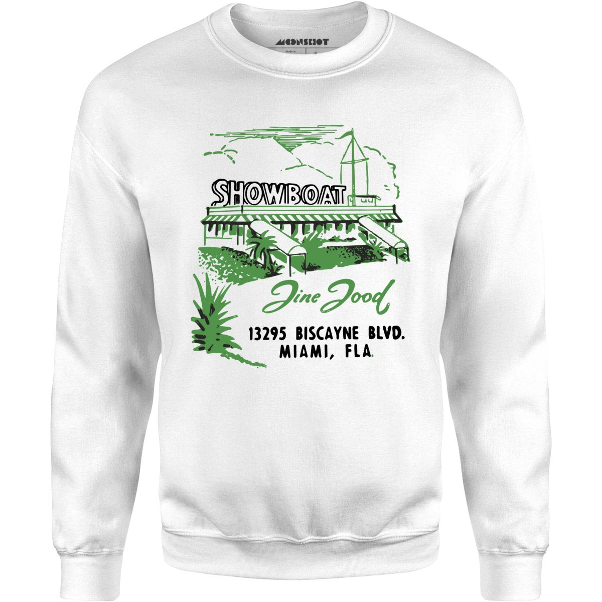 Showboat - Miami, FL - Vintage Restaurant - Unisex Sweatshirt