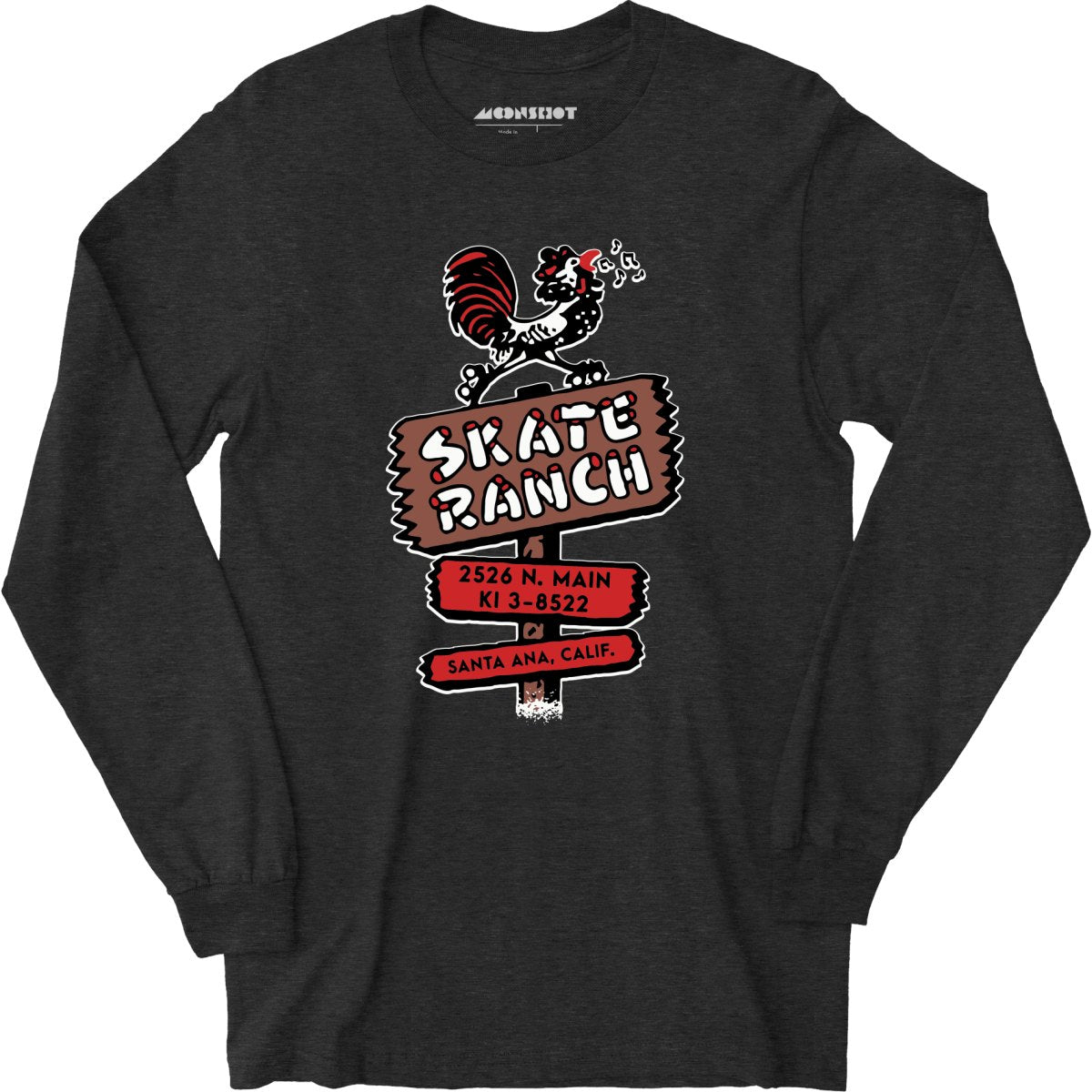 Skate Ranch - Santa Ana, CA - Vintage Roller Rink - Long Sleeve T-Shirt