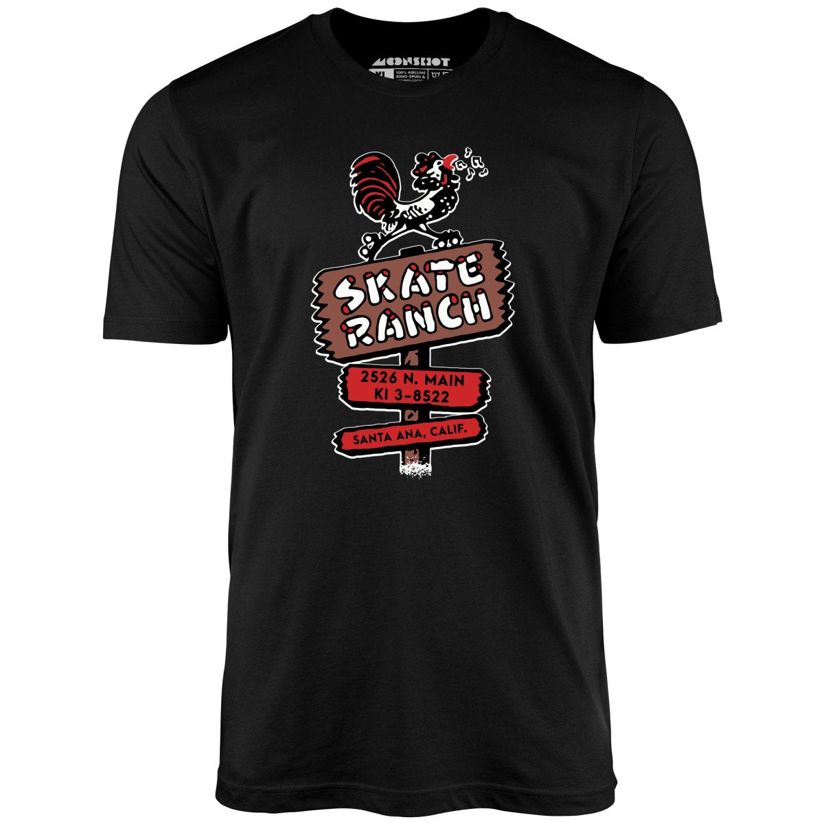 Skate Ranch - Santa Ana, CA - Vintage Roller Rink - Unisex T-Shirt
