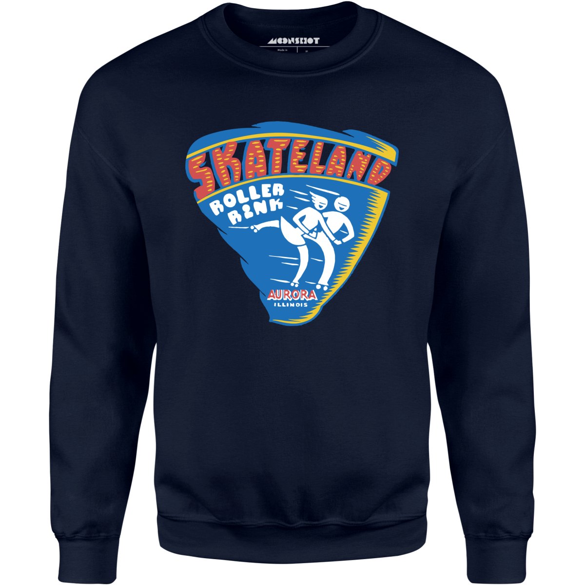 Skateland - Aurora, IL - Vintage Roller Rink - Unisex Sweatshirt