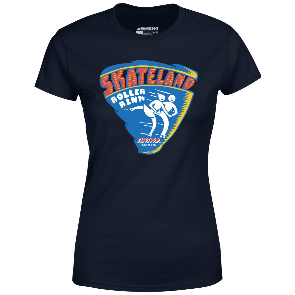 Skateland - Aurora, IL - Vintage Roller Rink - Women's T-Shirt