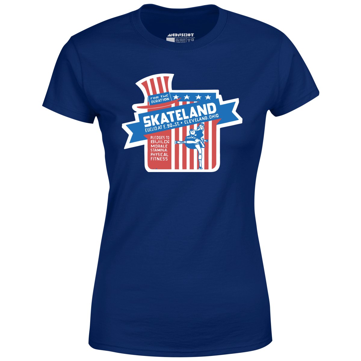 Skateland - Cleveland, OH - Vintage Roller Rink - Women's T-Shirt