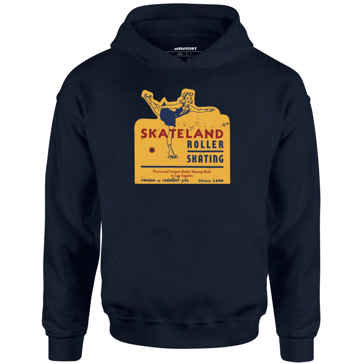 Skateland - Los Angeles, CA - Vintage Roller Rink - Unisex Hoodie