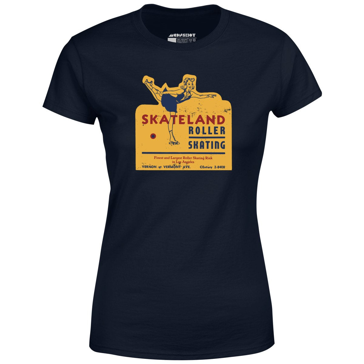Skateland - Los Angeles, CA - Vintage Roller Rink - Women's T-Shirt