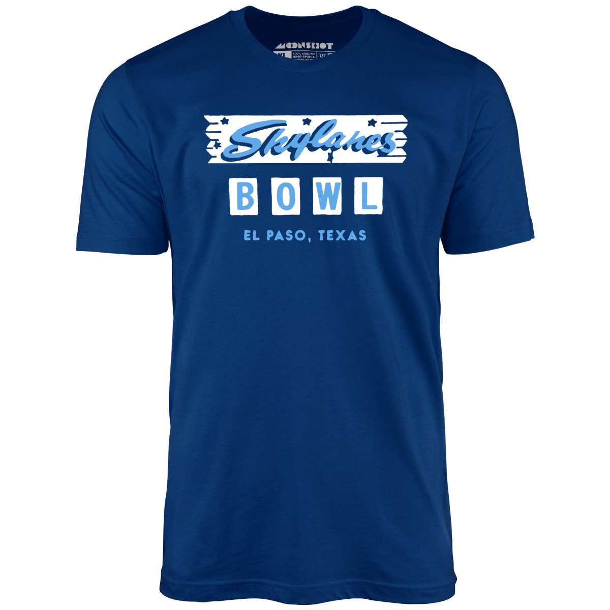 Skylanes Bowl - El Paso, TX - Vintage Bowling Alley - Unisex T-Shirt