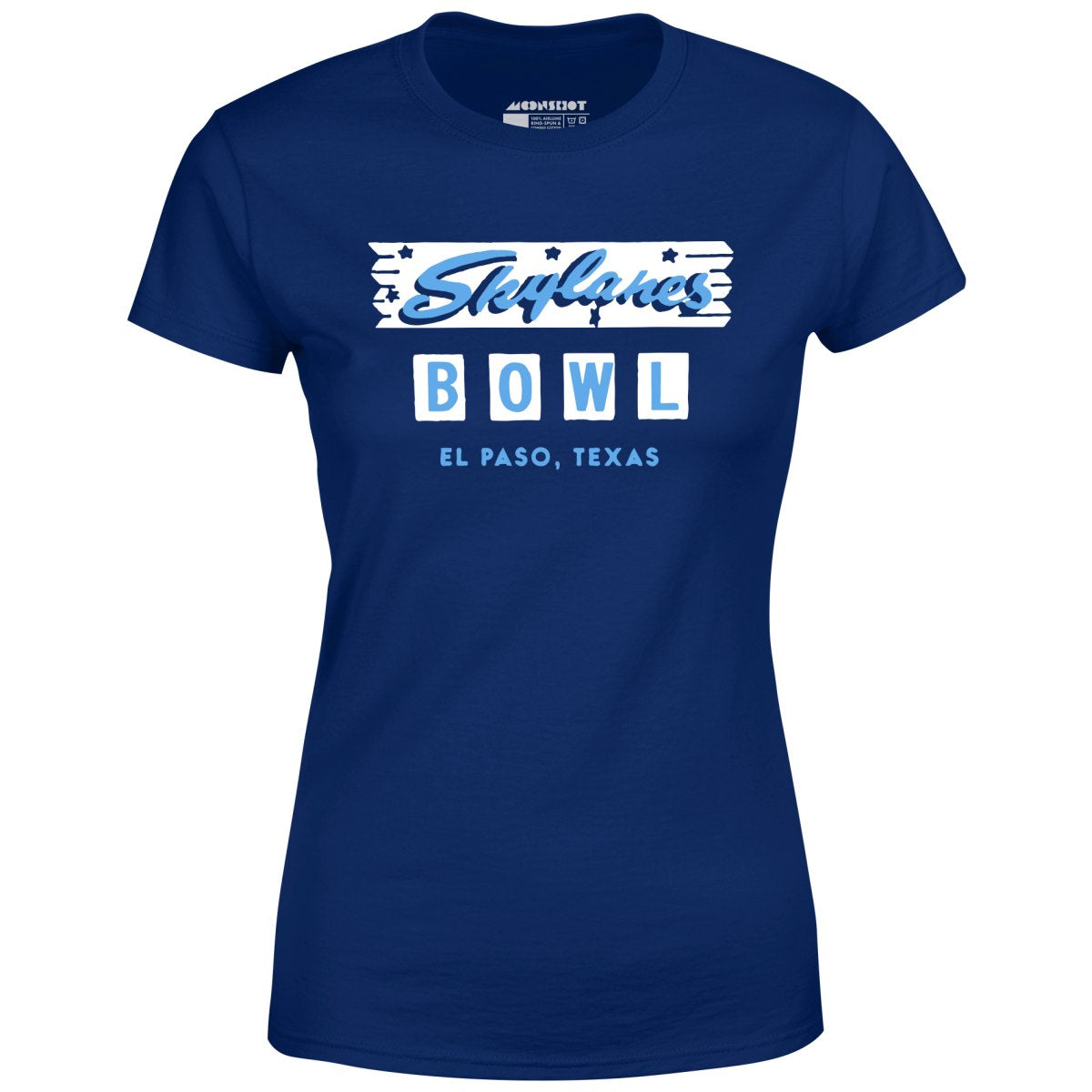 Skylanes Bowl - El Paso, TX - Vintage Bowling Alley - Women's T-Shirt