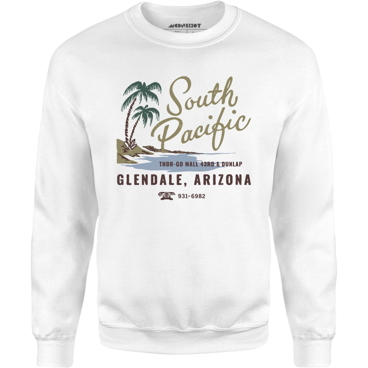 South Pacific - Glendale, AZ - Vintage Tiki Bar - Unisex Sweatshirt