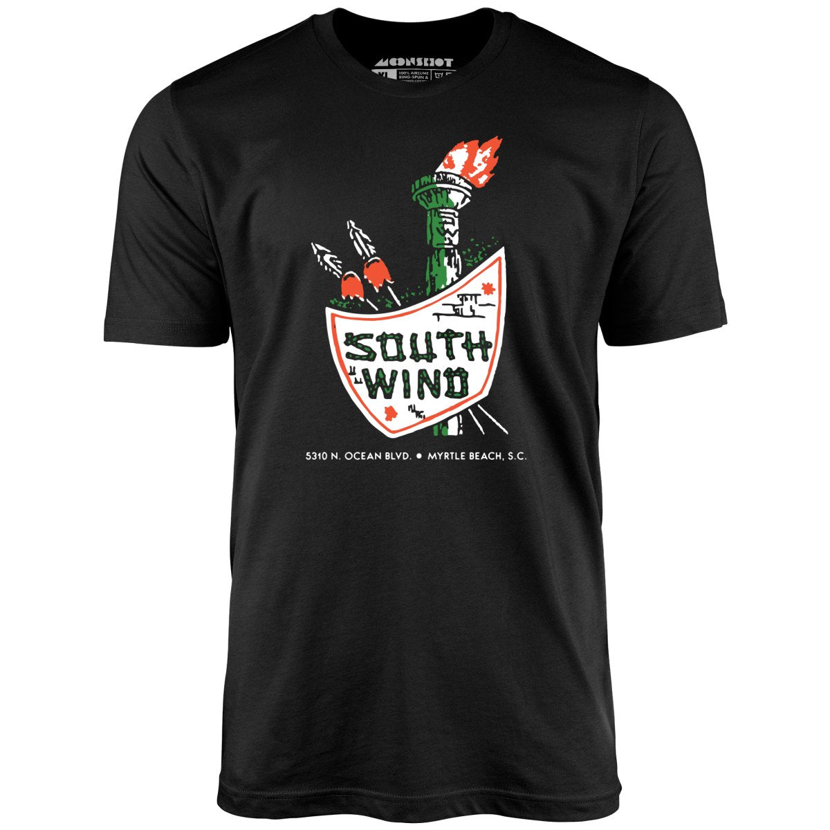 South Wind - Myrtle Beach, SC - Vintage Tiki Bar - Unisex T-Shirt