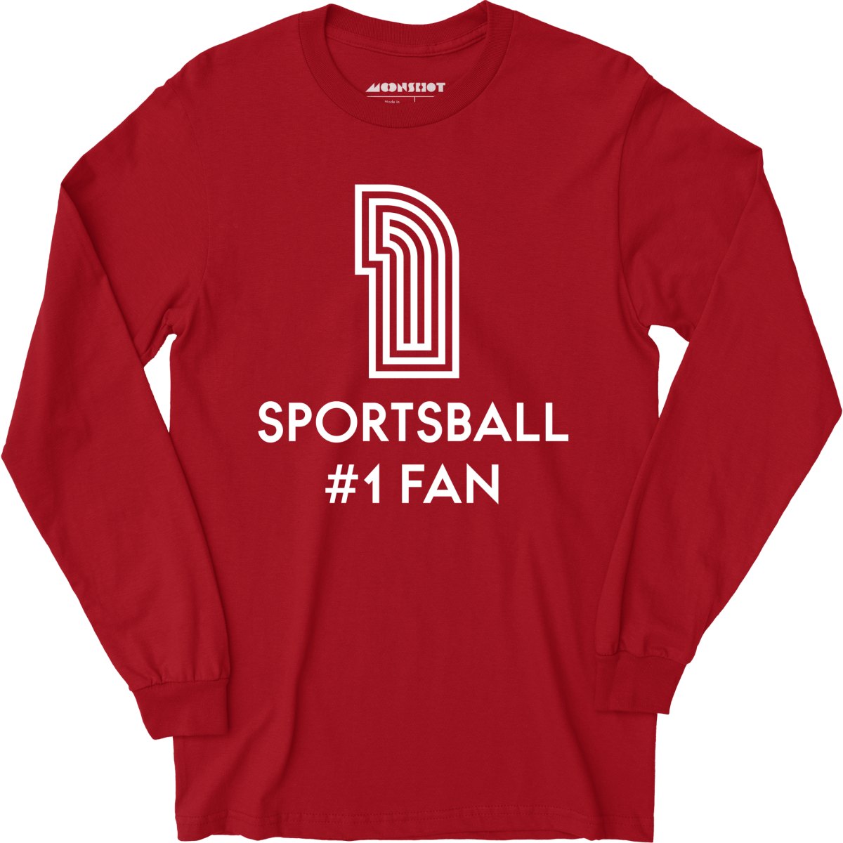 Sportsball #1 Fan - Long Sleeve T-Shirt