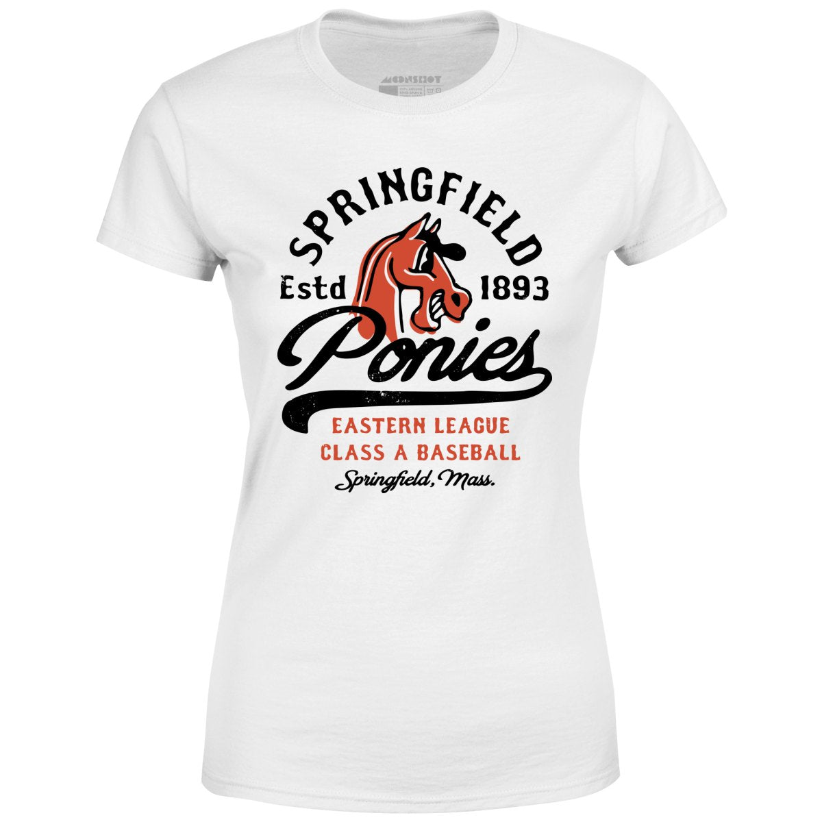 Springfield Ponies - Massachusetts - Vintage Defunct Baseball Teams - Women's T-Shirt