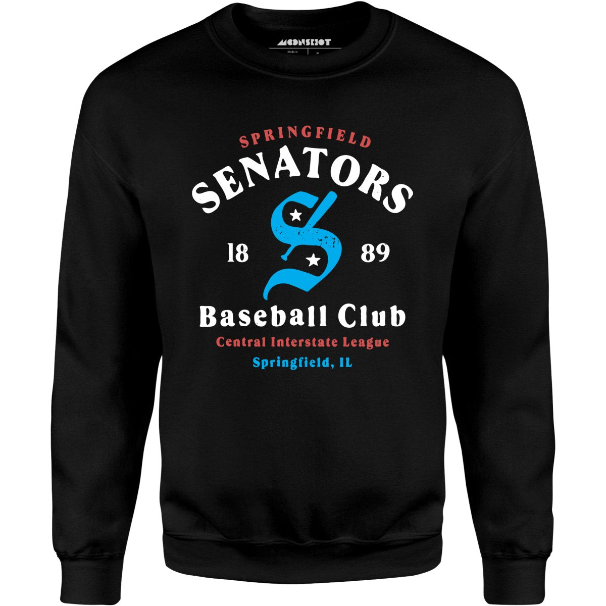 Springfield Senators - Illinois - Vintage Defunct Baseball Teams - Unisex Sweatshirt