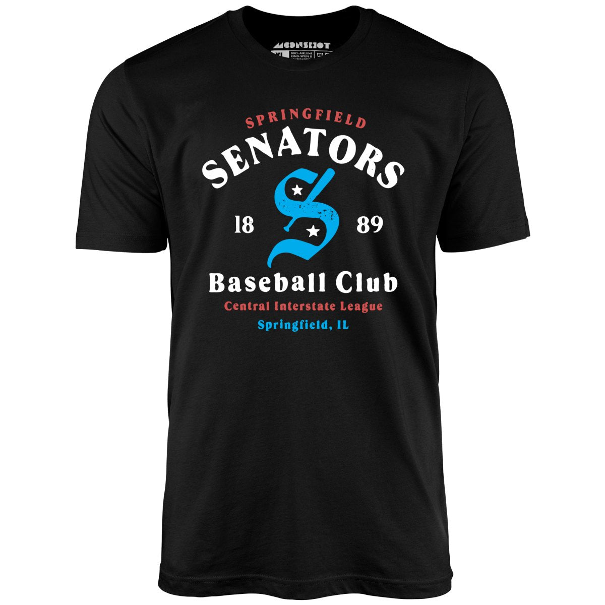 Springfield Senators - Illinois - Vintage Defunct Baseball Teams - Unisex T-Shirt
