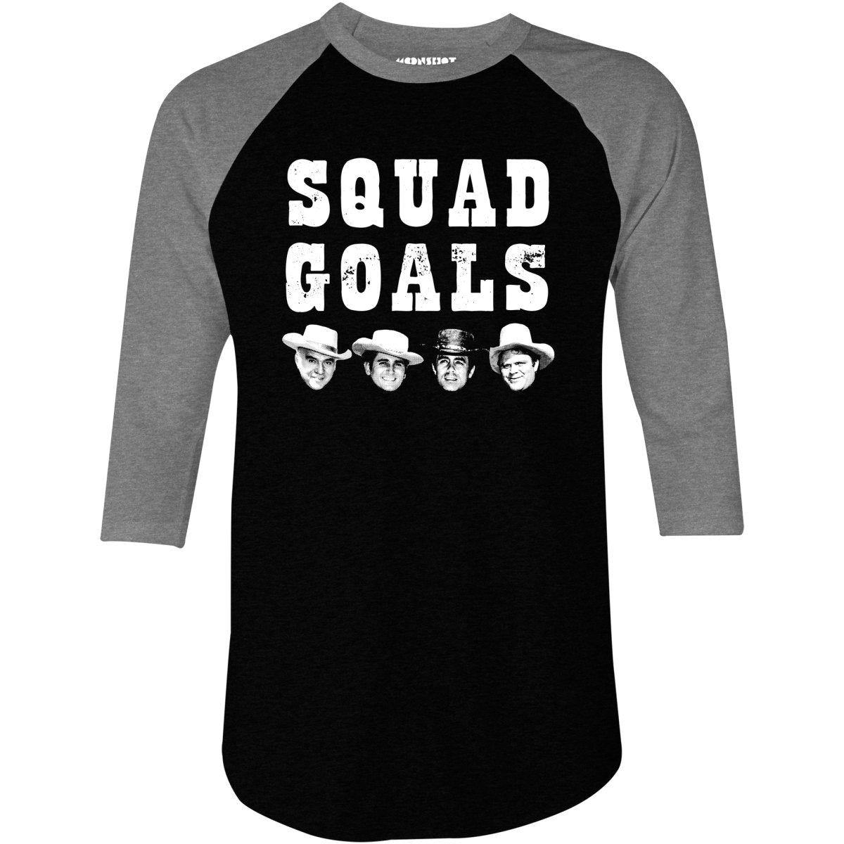 Squad Goals Bonanza - 3/4 Sleeve Raglan T-Shirt