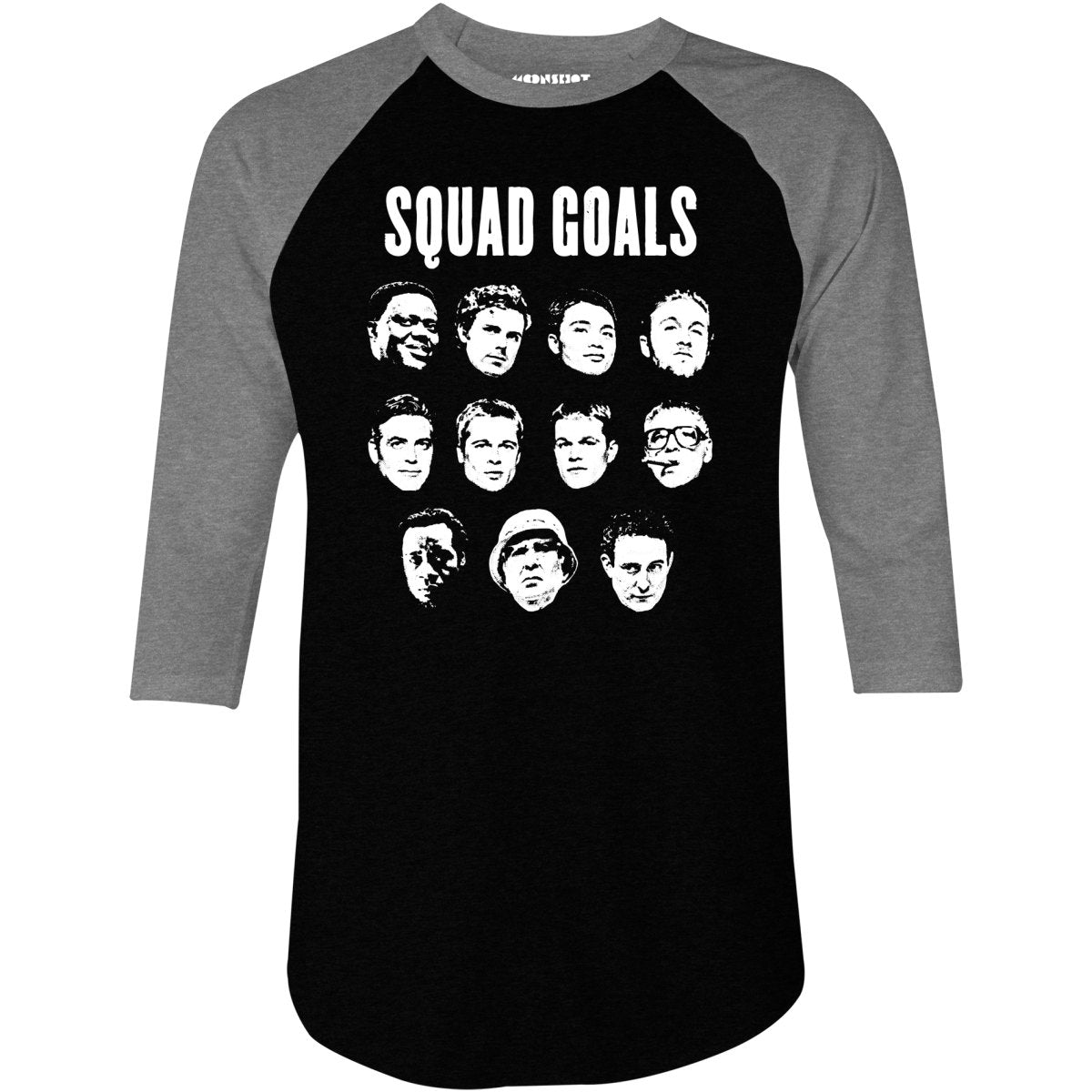 Squad Goals - Ocean's Eleven - 3/4 Sleeve Raglan T-Shirt