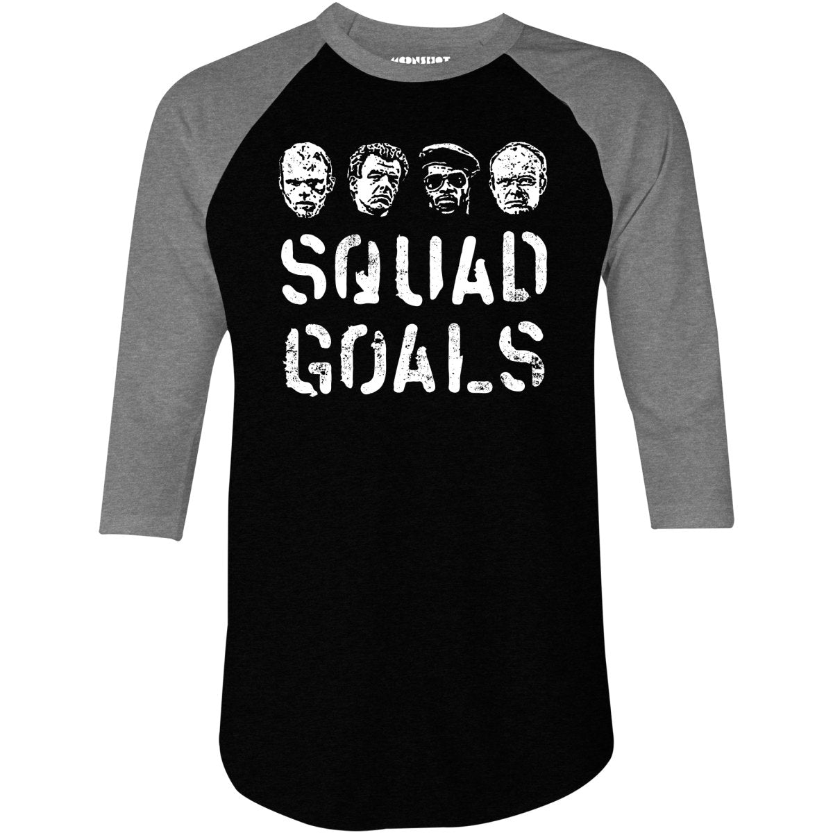 Squad Goals Robocop - 3/4 Sleeve Raglan T-Shirt