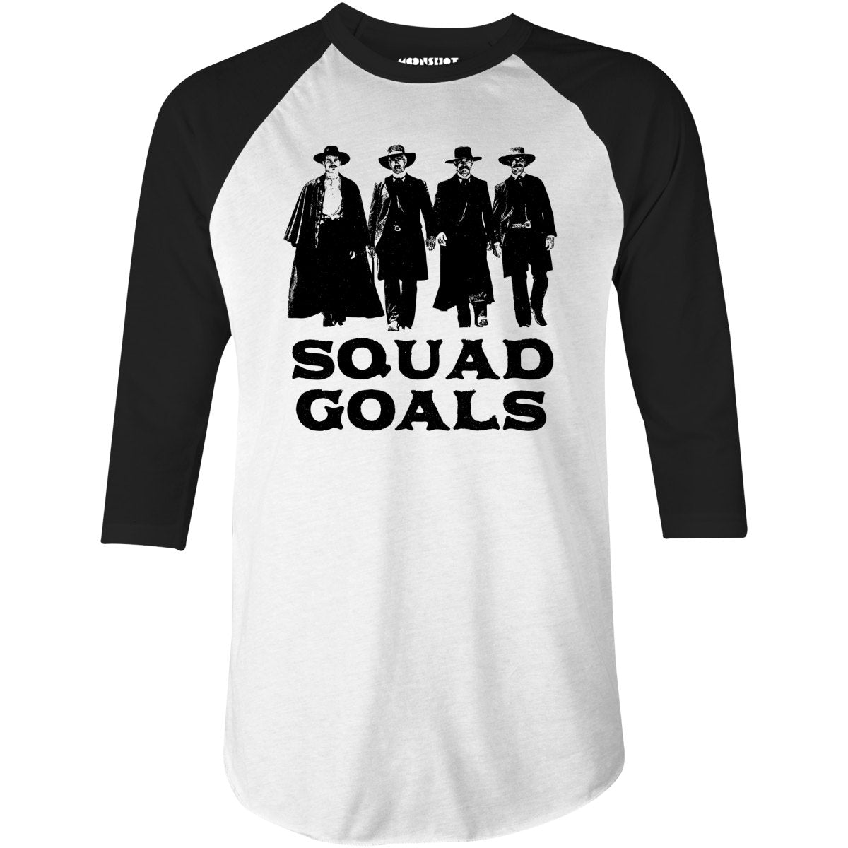 Squad Goals Tombstone - 3/4 Sleeve Raglan T-Shirt