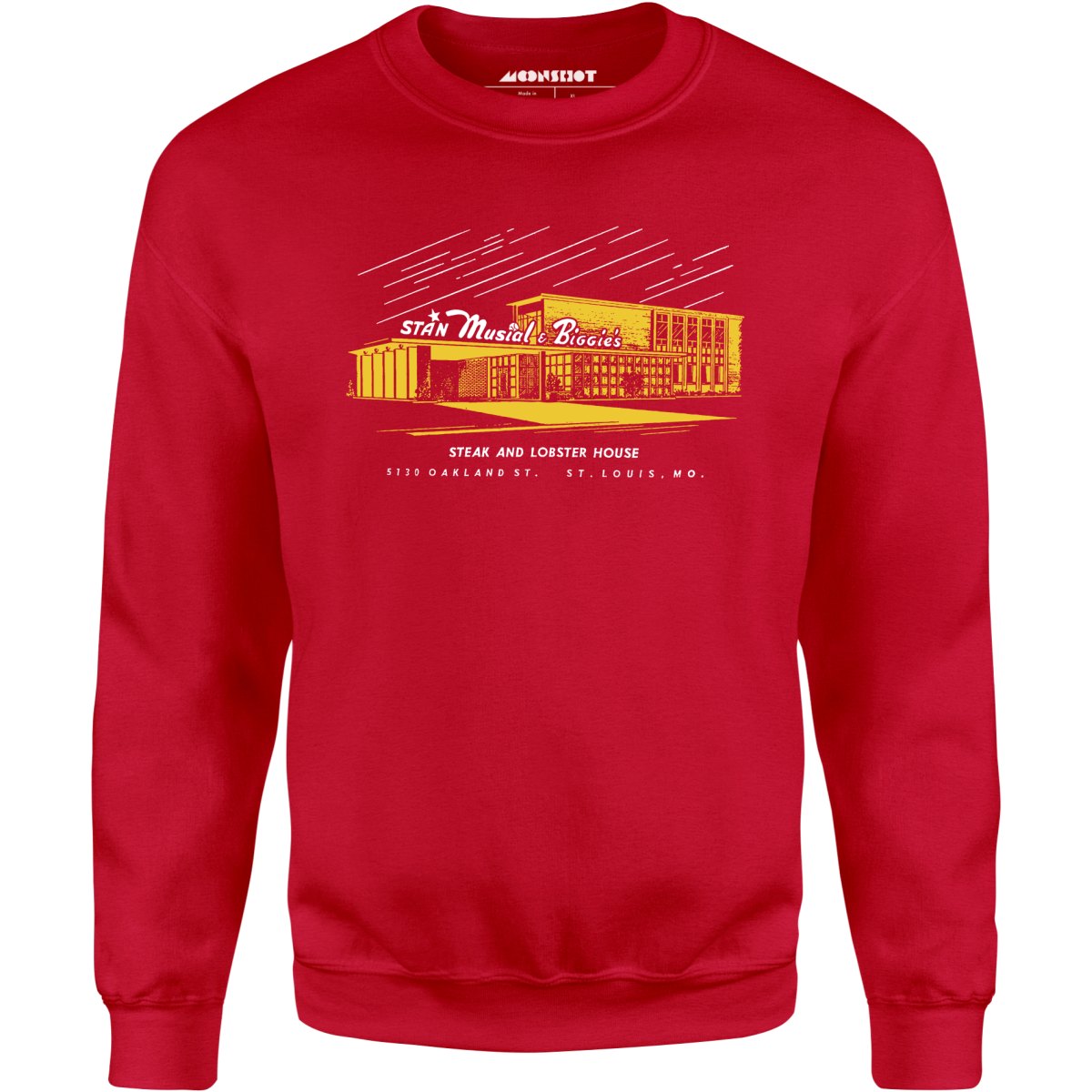 Stan Musial & Biggie's - St. Louis, MO - Vintage Restaurant - Unisex Sweatshirt