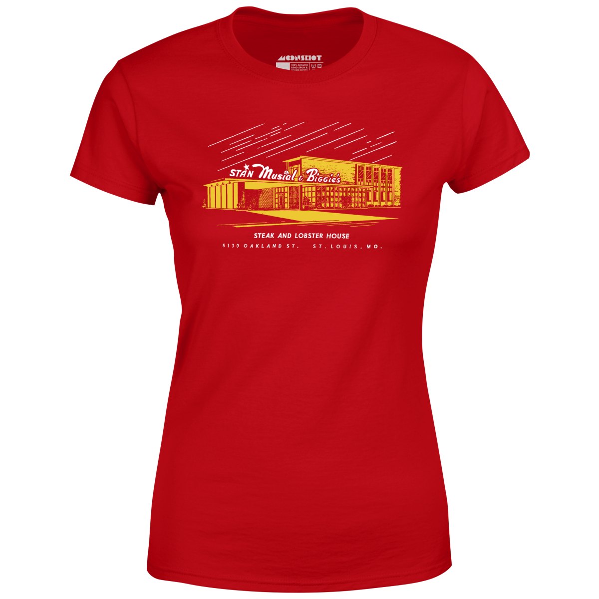 Stan Musial & Biggie's - St. Louis, MO - Vintage Restaurant - Women's T-Shirt