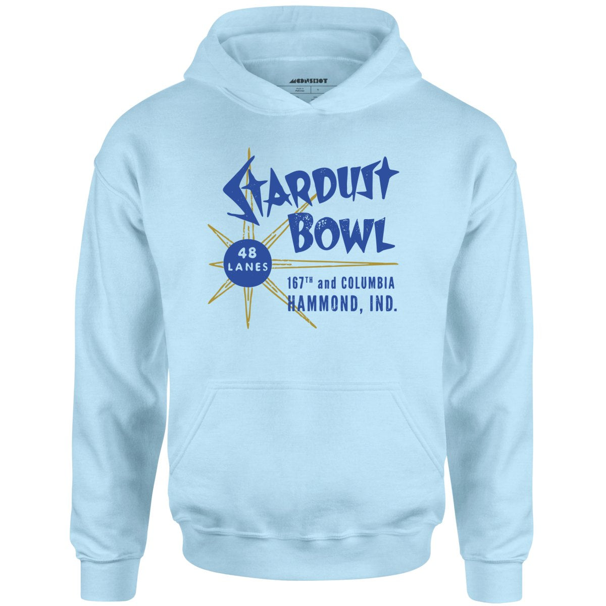 Stardust Bowl - Hammond, IN - Vintage Bowling Alley - Unisex Hoodie