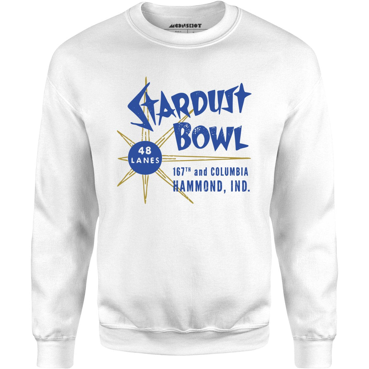 Stardust Bowl - Hammond, IN - Vintage Bowling Alley - Unisex Sweatshirt