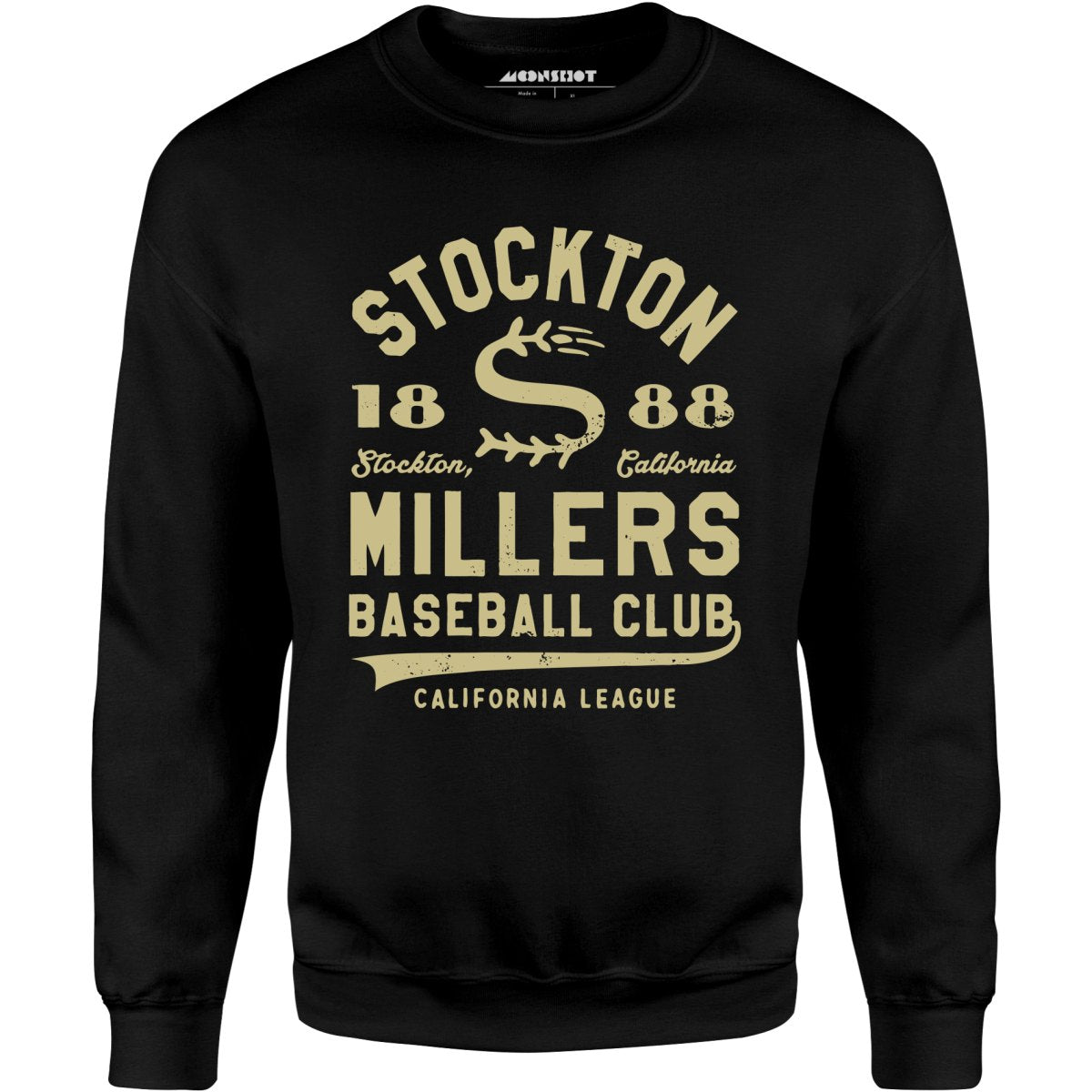 Stockton Millers - California - Vintage Defunct Baseball Teams - Unisex Sweatshirt