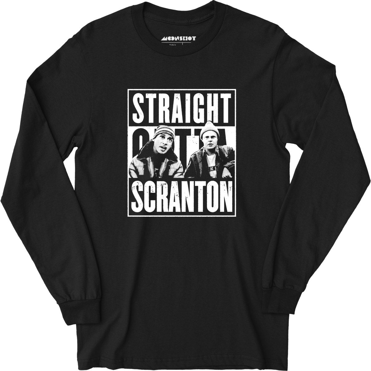 Straight Outta Scranton - Lazy Scranton - Long Sleeve T-Shirt