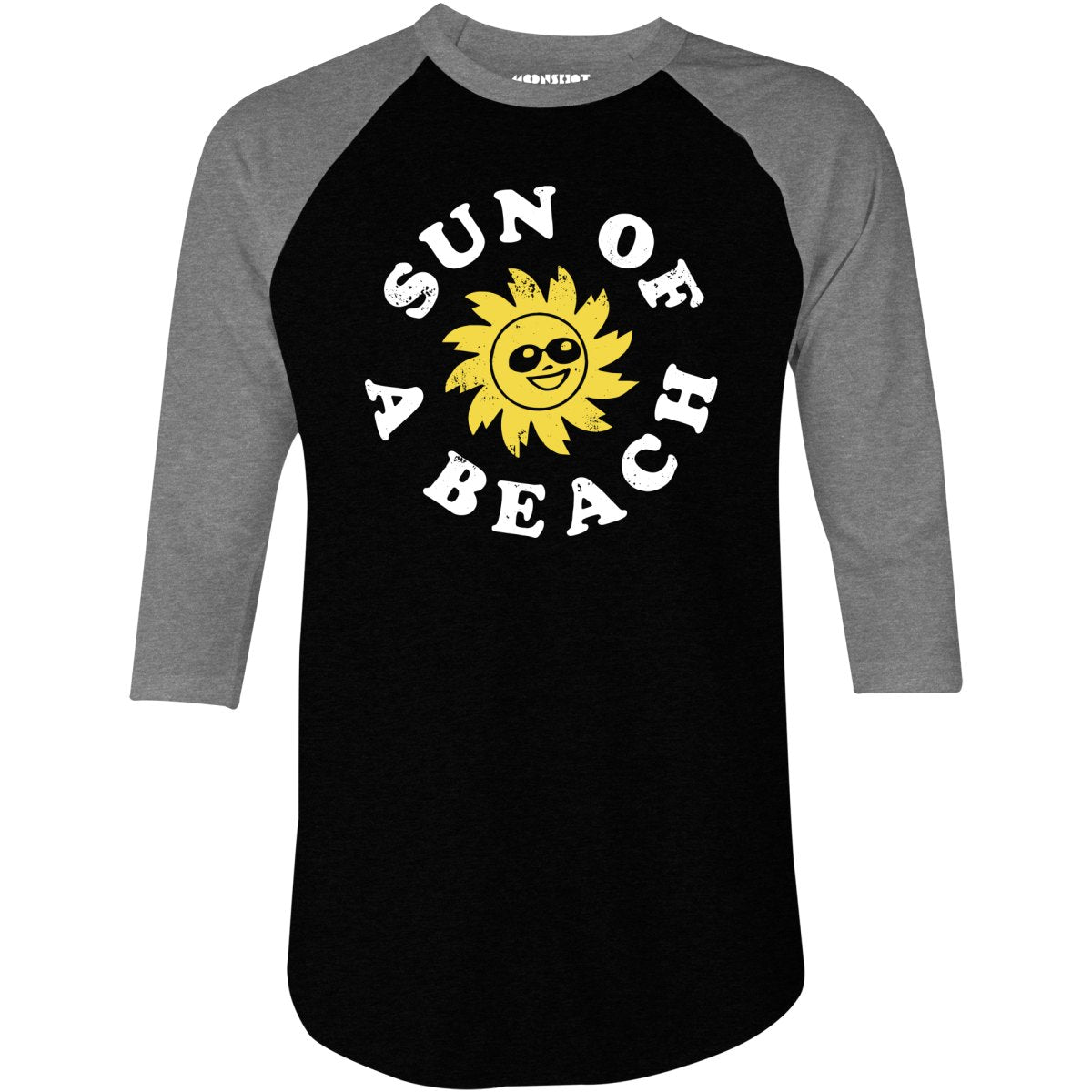 Sun of a Beach - 3/4 Sleeve Raglan T-Shirt