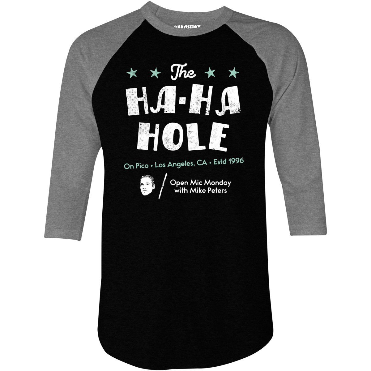 Swingers - The Ha-Ha Hole On Pico - 3/4 Sleeve Raglan T-Shirt