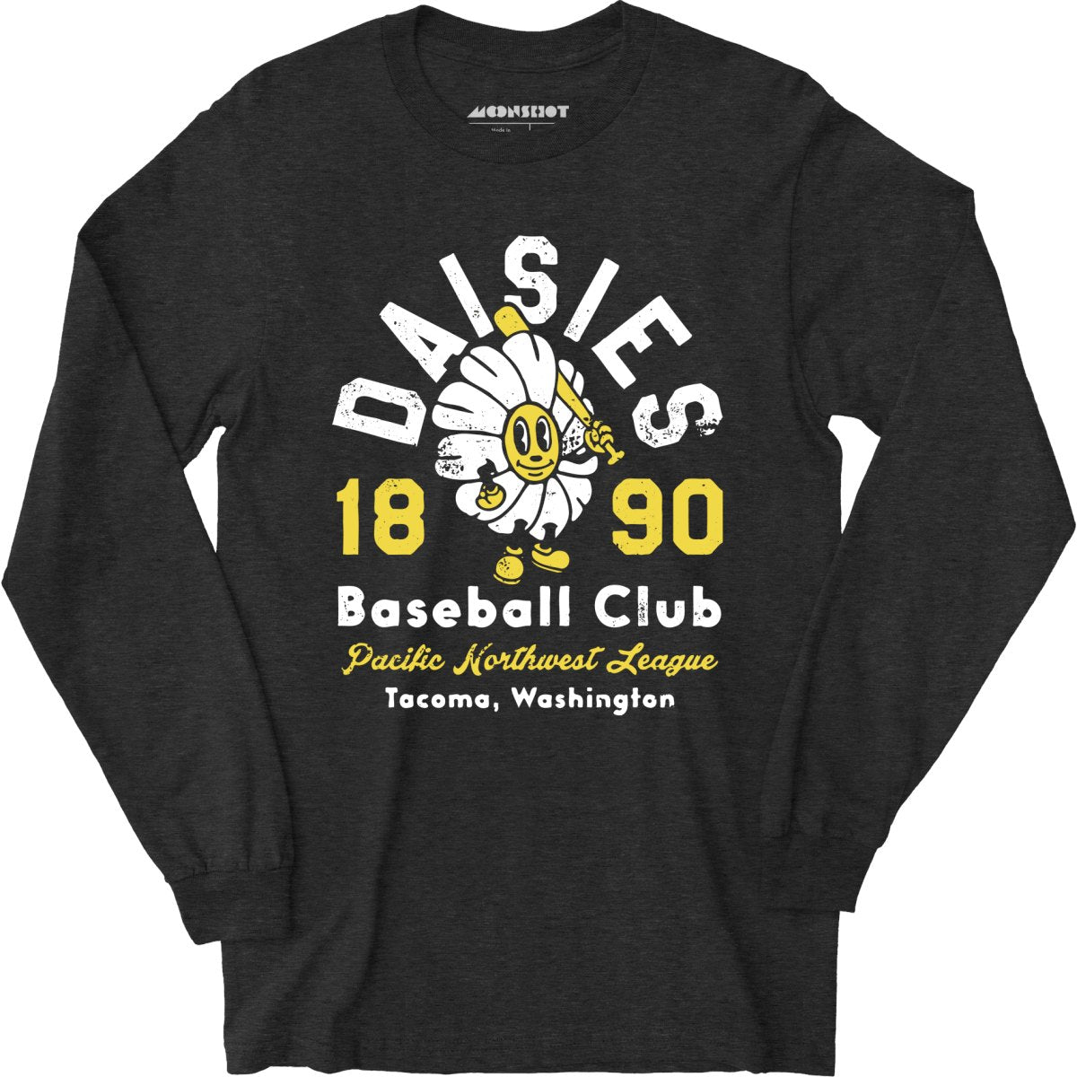 Tacoma Daisies - Washington - Vintage Defunct Baseball Teams - Long Sleeve T-Shirt