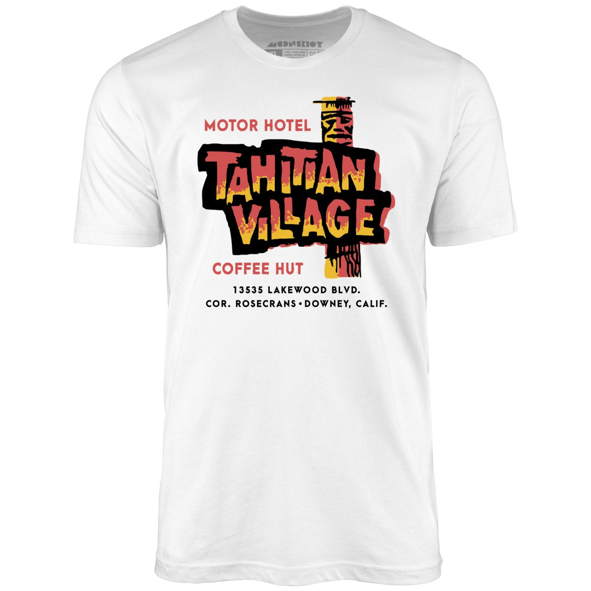 Tahitian Village - Downey, CA - Vintage Tiki Bar - Unisex T-Shirt