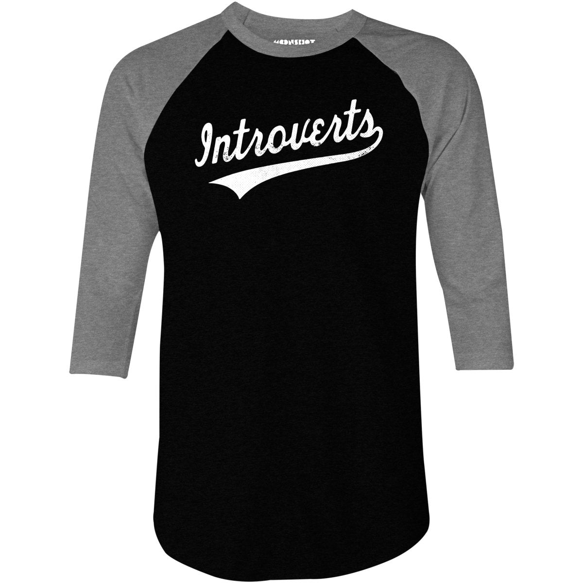 Team Introverts - 3/4 Sleeve Raglan T-Shirt